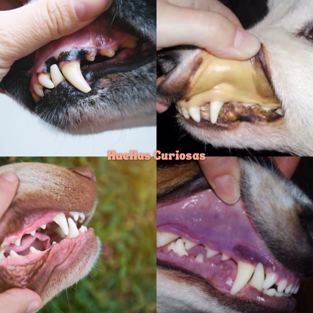 color de las encías en perros